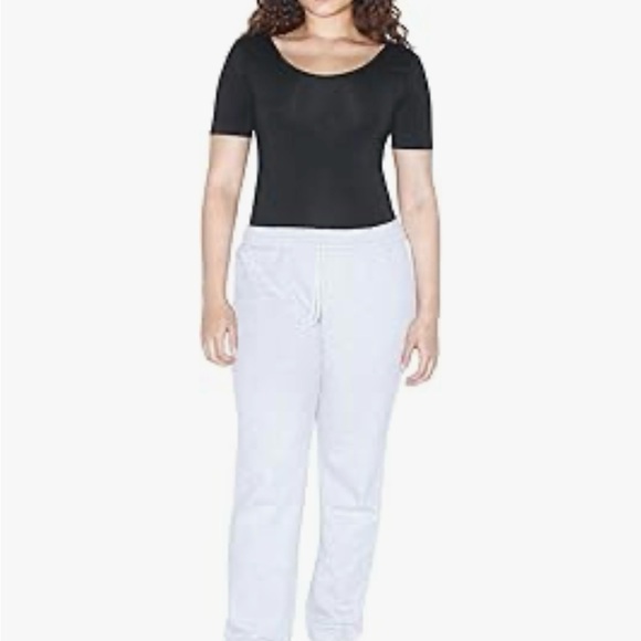 American Apparel Women’s Short Sleeve Scoop Neck Bodysuit, Black, Size S - Picture 5 of 9